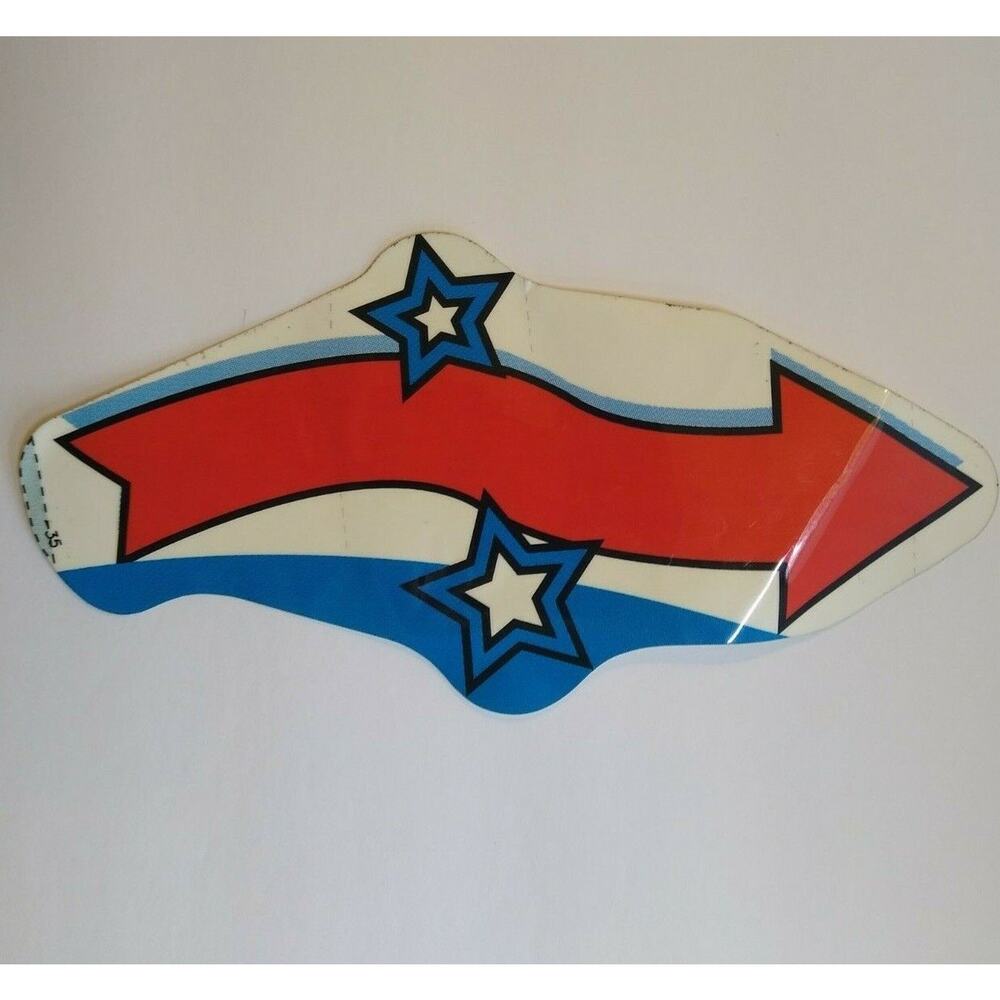 South Park Original Pinball Decal 1999 Red White Blue Arrow 8" Part #35
